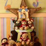 Toddler Friendly Christmas Tree Decorating Idea with Stuffed Toys