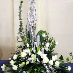 Silver-White Festive Flower Arrangement