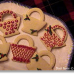 Basket Cutout Christmas Cookies