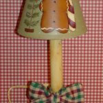 Gingerbread Lamp - Free Christmas Tole Painting Pattern