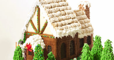 Royal Icing Recipe for Making Gingerbread Houses