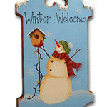 Snowman Welcome Sign - Christmas Tole Painting Pattern