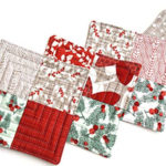 Holiday themed Fabric Coasters