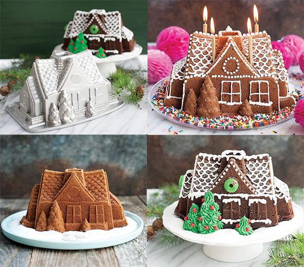 Nordic Ware Gingerbread House Cake Pan